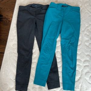 2 pairs of The Limited stretch pants, both size 0, ankle length